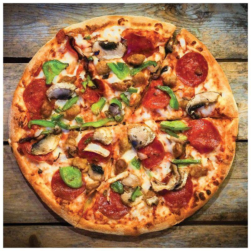 Nordic Ware Naturals Large Pizza Pan: Aluminum Round Pizza Tray, Oven-Safe, Hand Wash, 16" Silver Baking Pan
