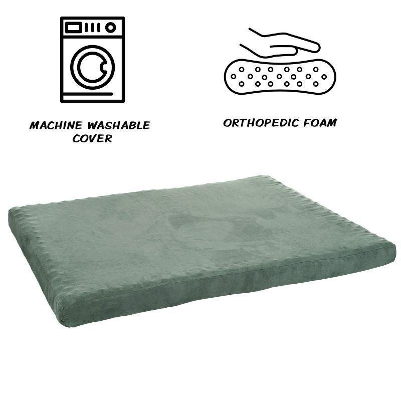 Pet Adobe 3" Orthopedic Foam Pet Bed – Forest Green