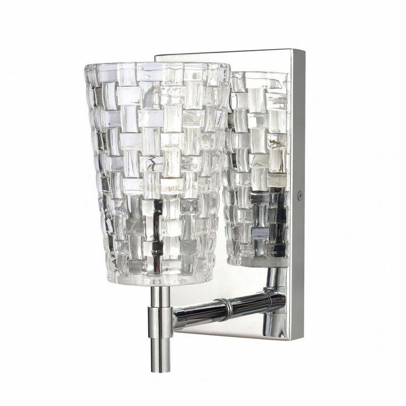 Elk Home Lightweave 1 - Light Vanity in  Polished Nickel