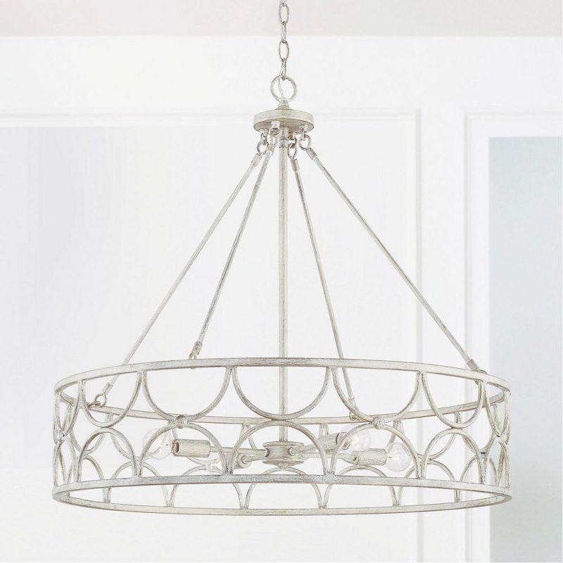 Capital Lighting Ricci 4 - Light Pendant in  Winter White