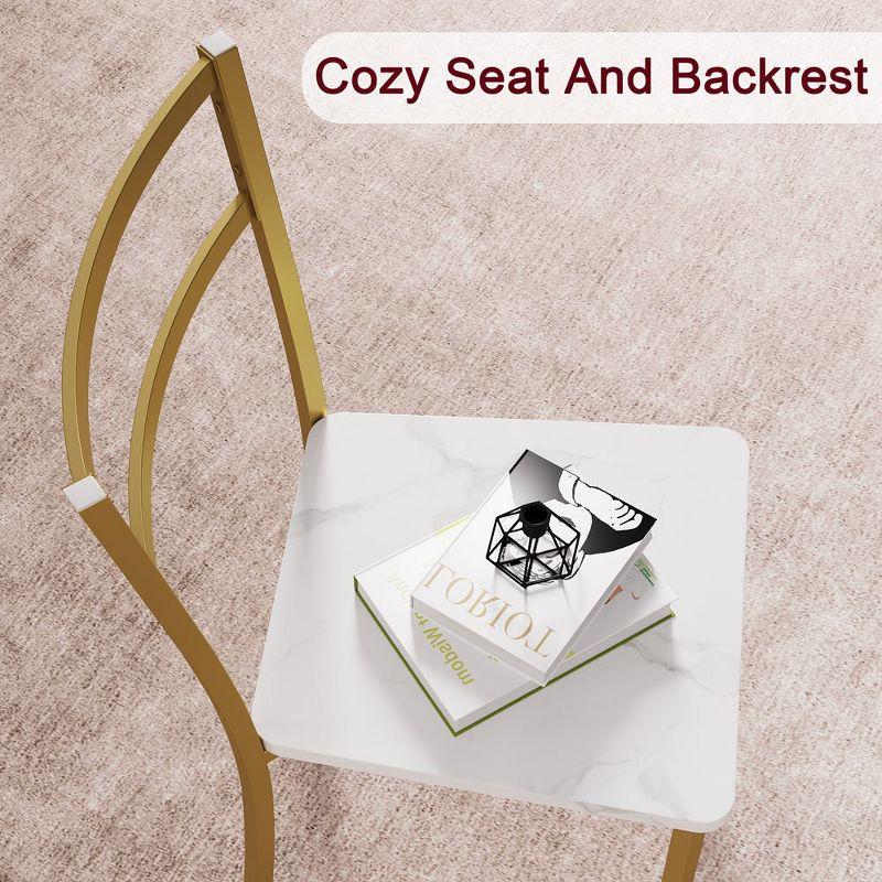 Dining Table Set for 2, Kitchen Table & Chair Sets for 2, Round Kitchen Table for Small Space, Apartment, Breakfast Nook