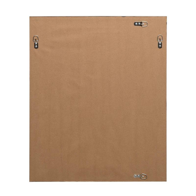 Kate & Laurel All Things Decor 18.7" x 24.7" Rhodes Rectangle Wall Mirror Bronze : Modern Beveled, No Assembly Required