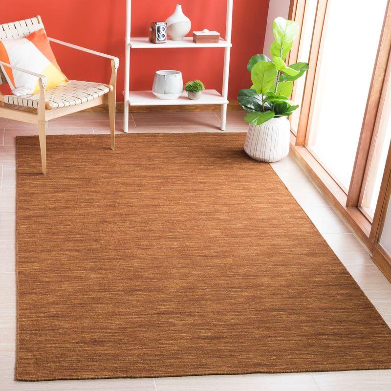 Kilim KLM850 Hand Loomed Area Rug - Brown - 5'x8' - Safavieh.