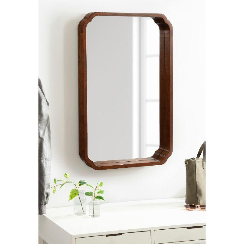 Marston Wood Framed Decorative Wall Mirror - Kate & Laurel All Things Decor