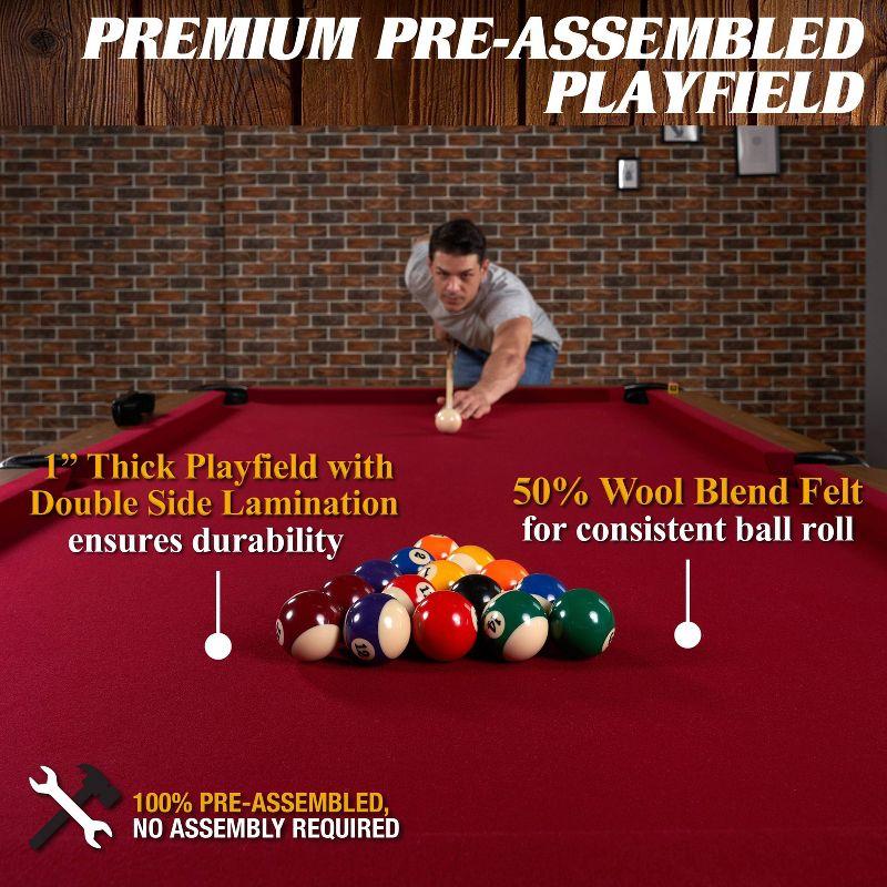 Barrington Billiards Company Barrington Arlington 8 ft Pool Table with Playing Accessories