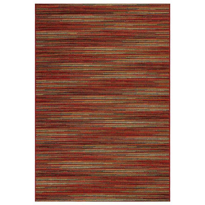Liora Manne Marina Stripes Indoor/Outdoor Rug Saffron 3'3" x 4'11"