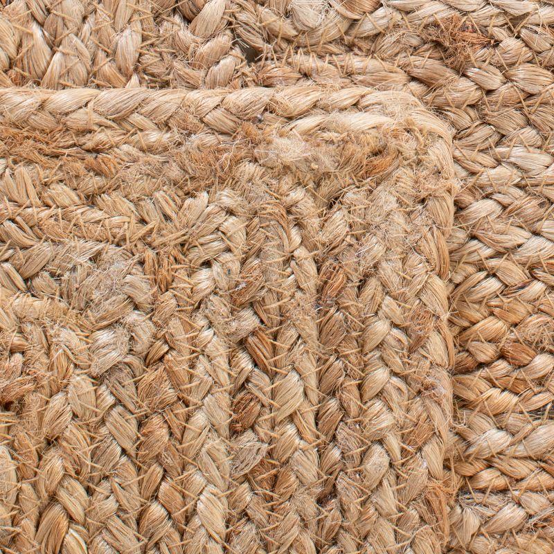 Natural Jute Handwoven Flat Woven Runner Rug