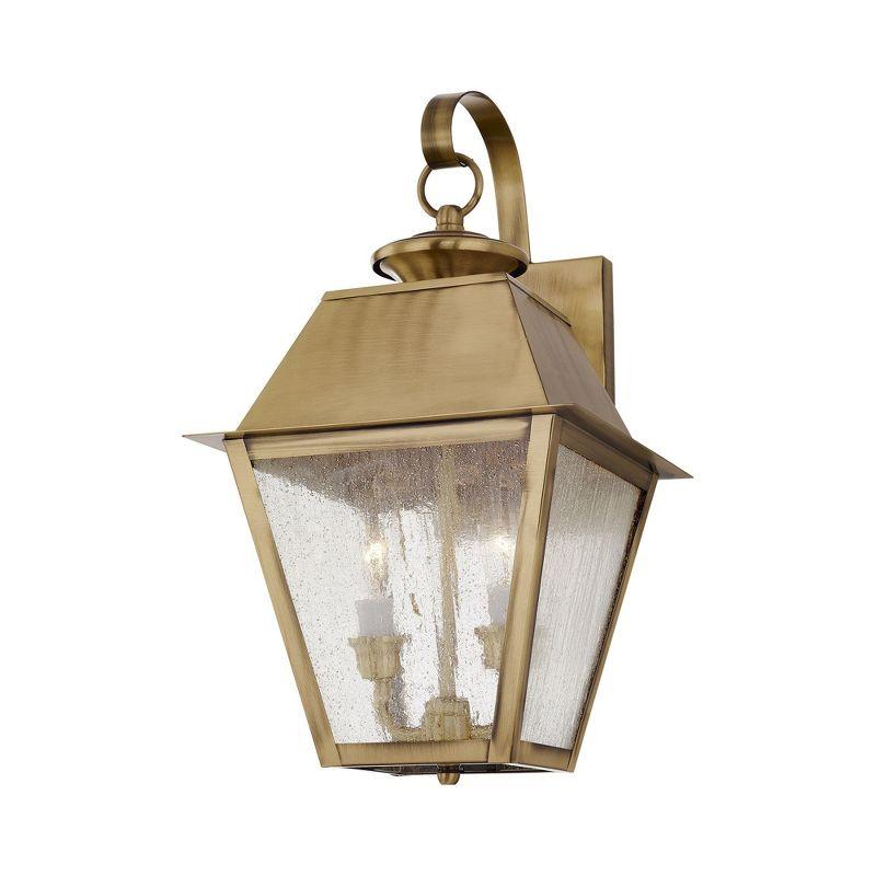 Livex Lighting Mansfield 2 - Light Wall Light in  Antique Brass