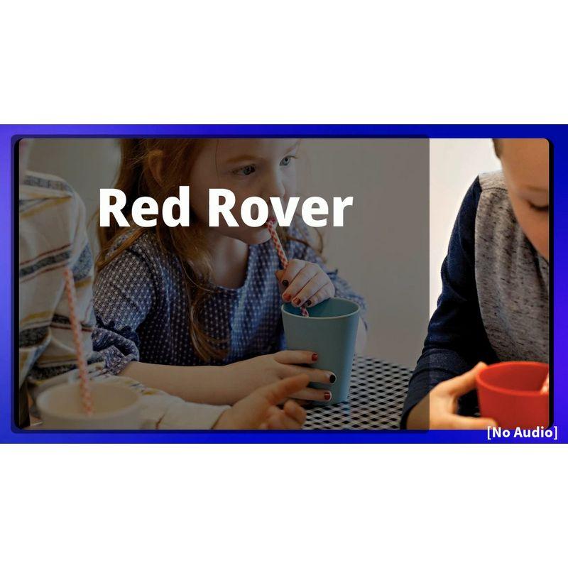 Red Rover 7" 4pk Bamboo Kids' Animal Plates: Toddler & Baby Dinnerware, Dishwasher-Safe, Off-White, Animal Theme