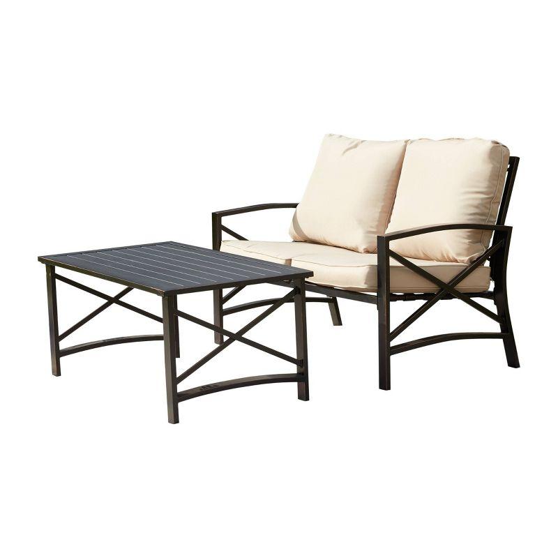 2pc Loveseat Patio Seating Set - Patio Festival