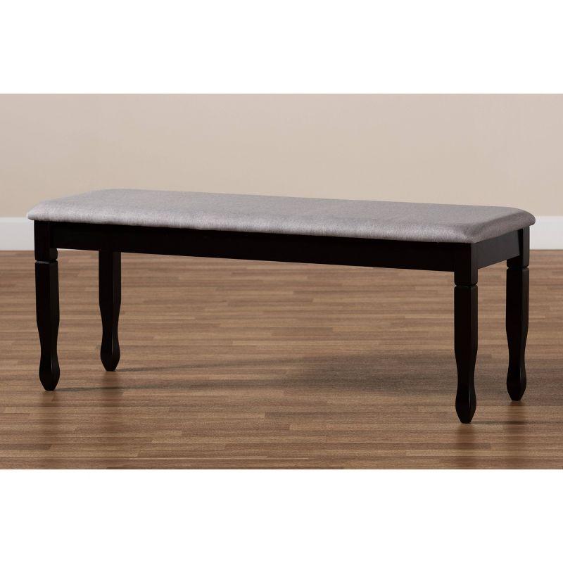 Aditi Polyester Upholstered Bench