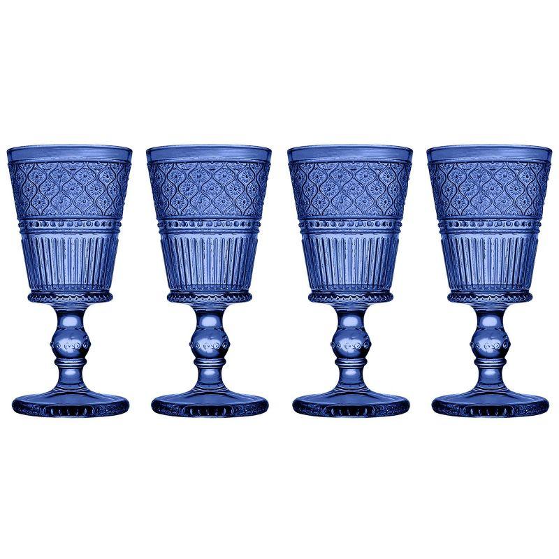 Godinger Silver Art Co Claro Goblet 9 oz (Set of 4)