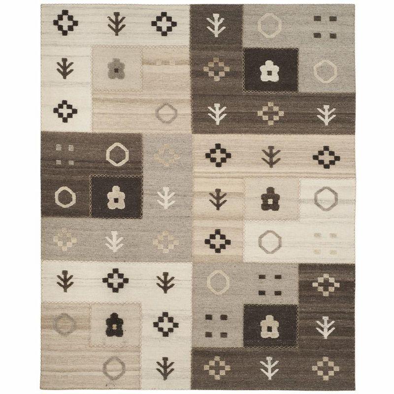 Kenya Effie Luxe Wool Hand-Knotted Geometric 54" Area Rug