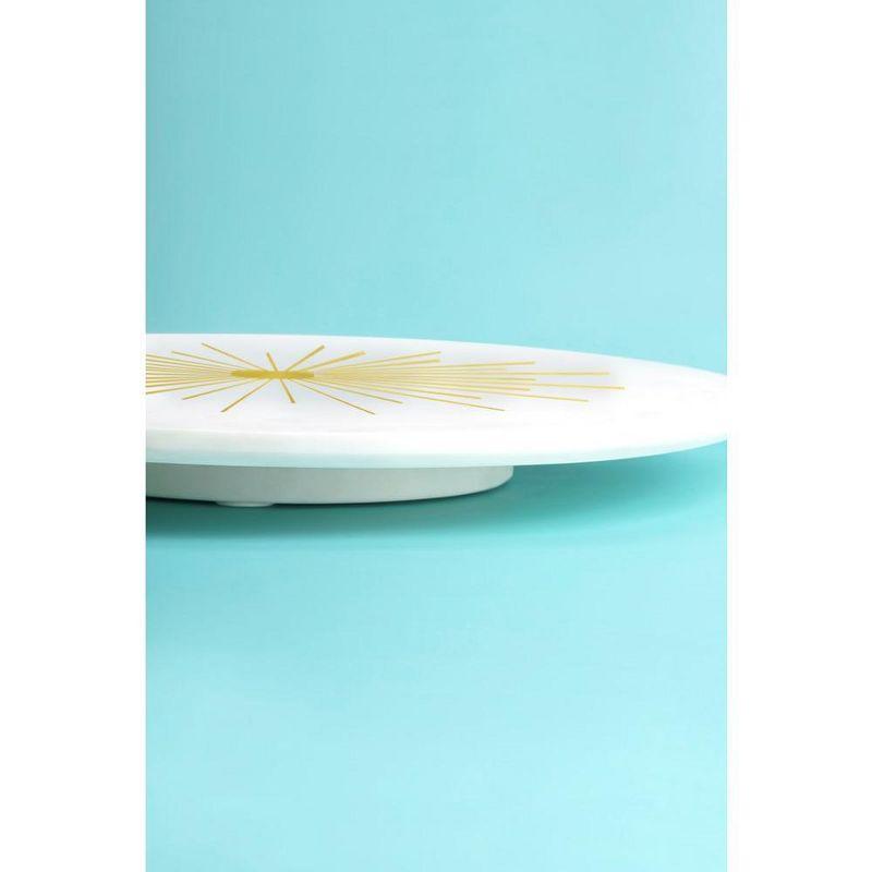 Sunshine Marble Lazy Susan 16"