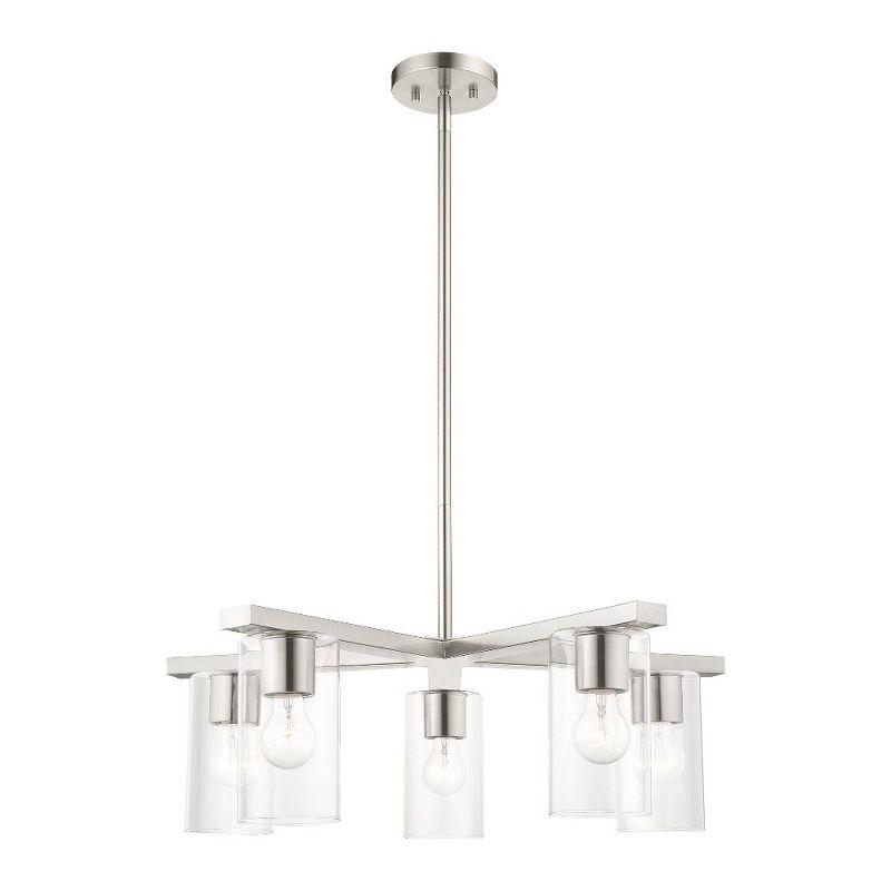 Livex Lighting Zurich 5 - Light Chandelier in  Brushed Nickel