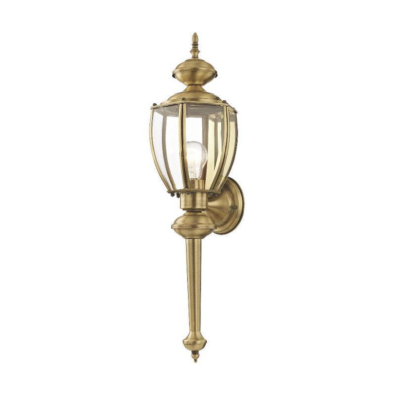 Livex Lighting 1 - Light Wall Light in  Antique Brass
