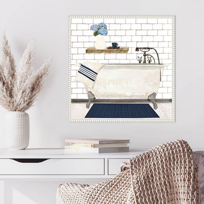 Amanti Art Farmhouse Bath I Tub by Tara Reed Framed Canvas Wall Art Print