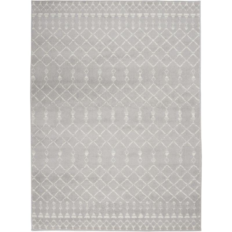 Nourison Whimsicle WHS02 Indoor only Area Rug - Grey 6' x 9'
