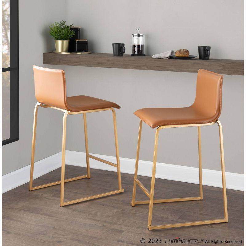 Set of 2 26" Mara Contemporary Counter Height Barstools - LumiSource