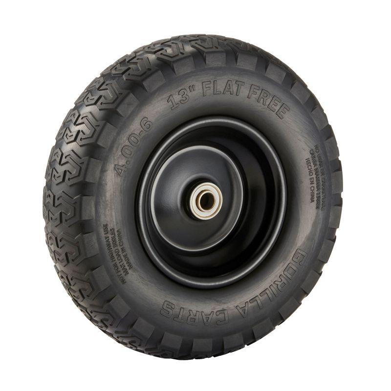 Gorilla Carts 13 Inch No Flat Replacement Tire for Utility Carts GCG-4, GCG-2140, GOR4PS, GOR400, GOR4G, GOR5, GOR800(B)-COM, GOR801, and GCG-900