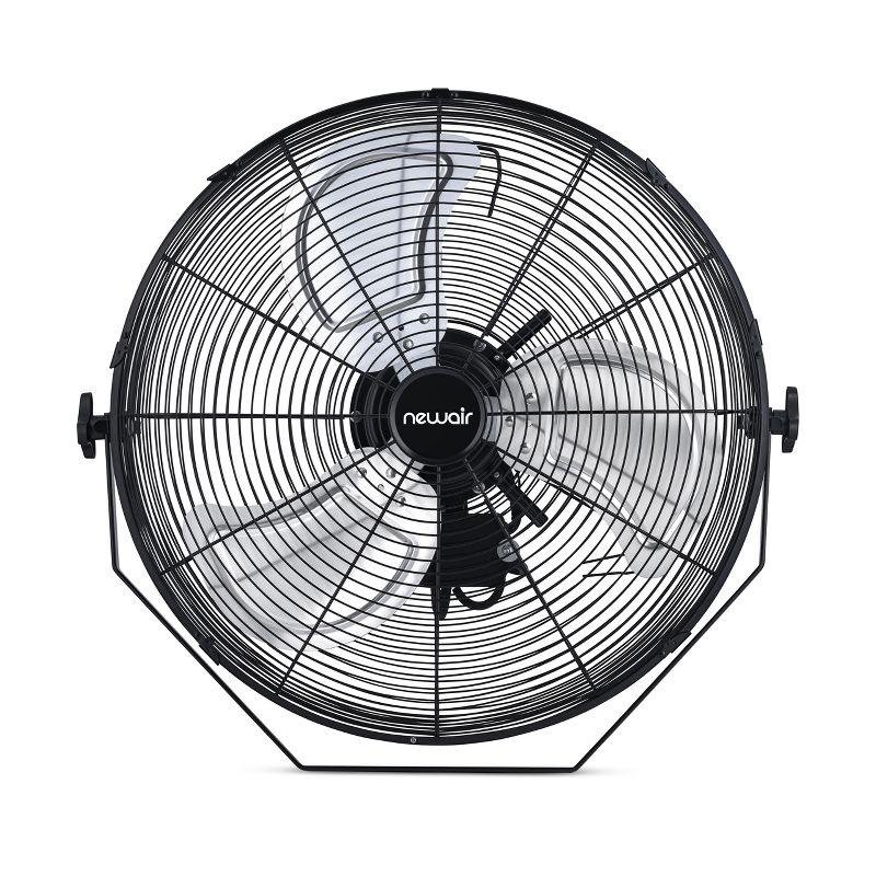 Newair Newair 20" High Velocity Wall Mount Fan, Heavy Duty Waterproof Outdoor Fan, Adjustable Tilt and 3 Speeds up to 4650 CFM, Pull Chain Switch