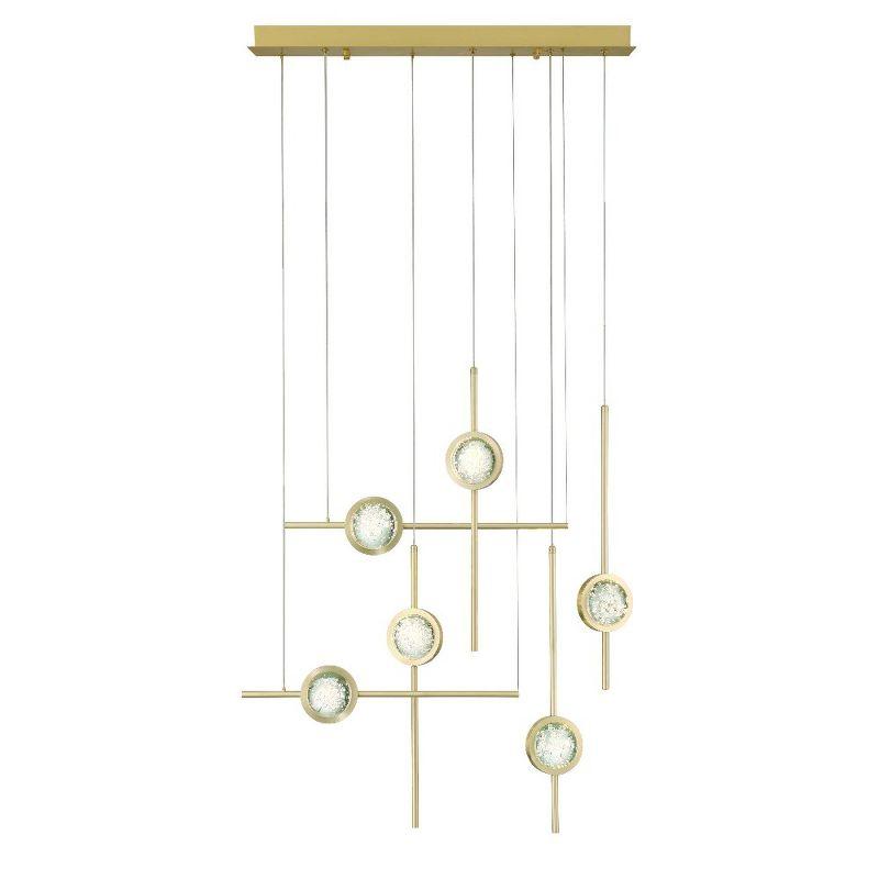 Eurofase Lighting Barletta 6 - Light Chandelier in  Gold