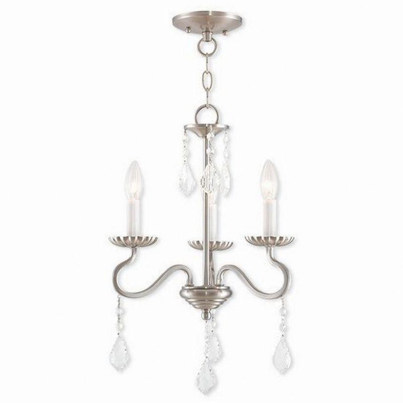 Livex Lighting Callisto 3 - Light Chandelier in  Brushed Nickel