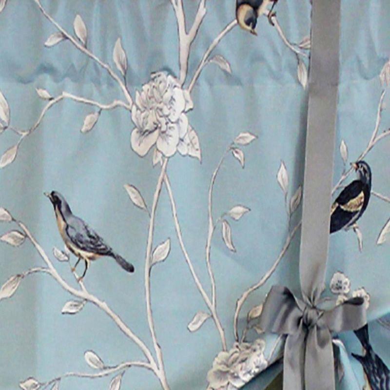 Cotton Blend Tie-Up 48'' W Window Valance