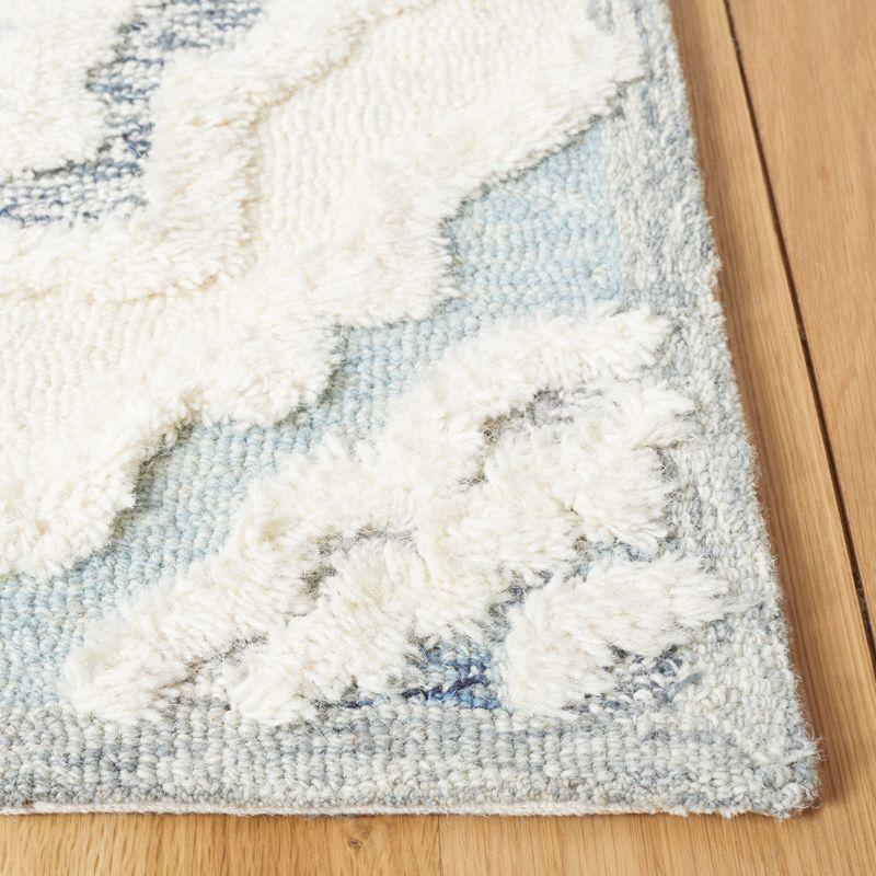 Metro MET111 Hand Tufted Indoor Area Rug - Ivory/Light Blue - 8'x10' - Safavieh