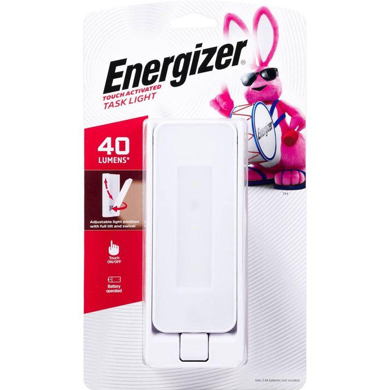 Energizer White Battery Operated Swivel LED Task Light