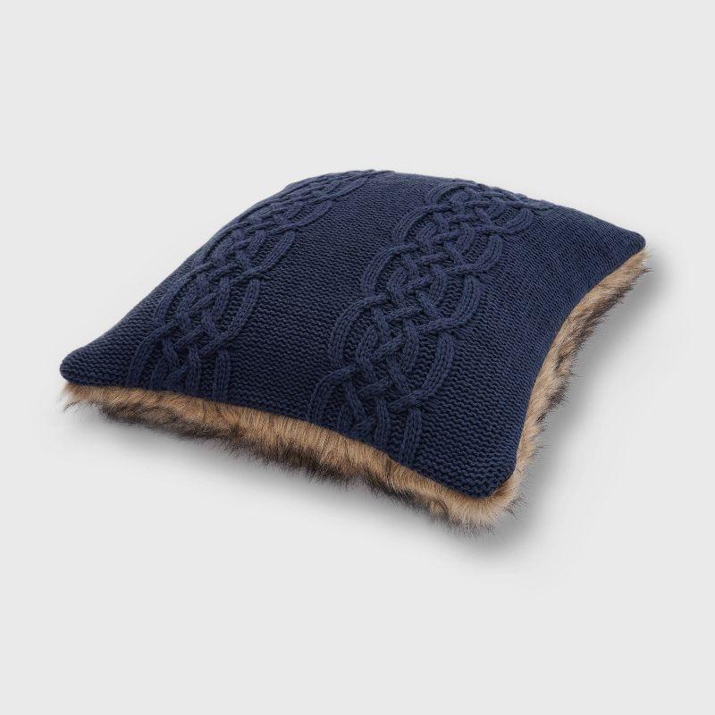 EverGrace Ratree Chunky Reversible Throw Pillow