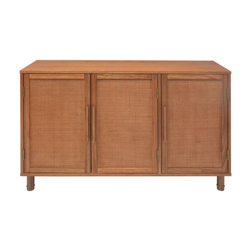 Delancey 3 Door Rattan Sideboard