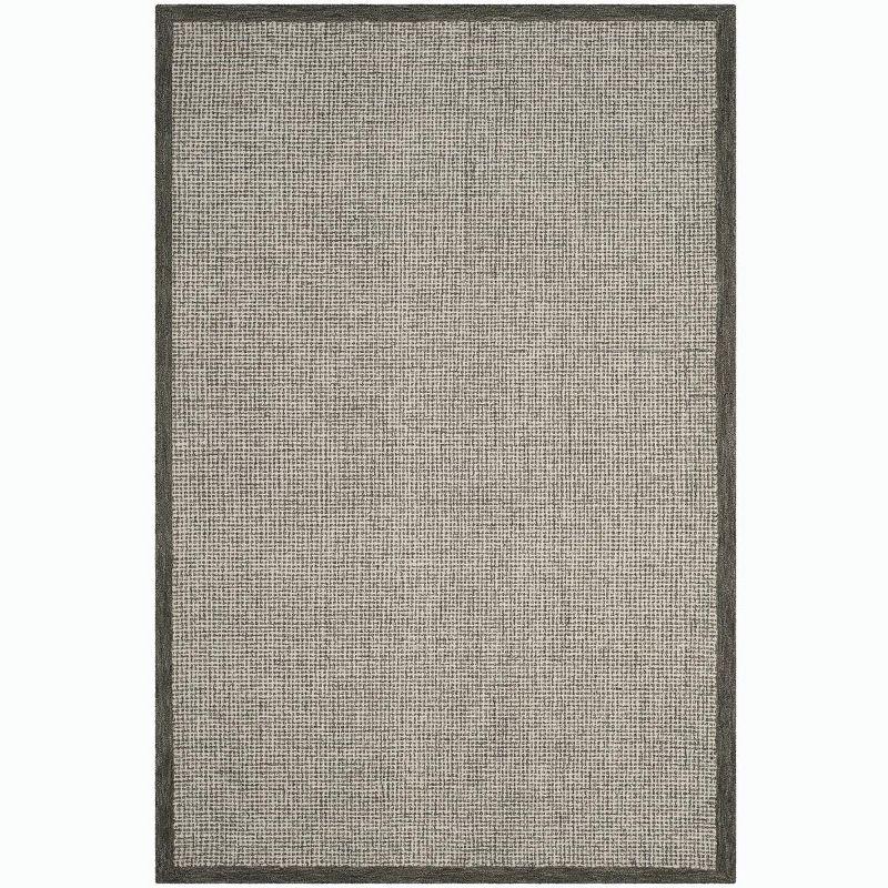 Abstract ABT220 Handmade Indoor Area Rug - Sage/Ivory - 6'x9' - Safavieh