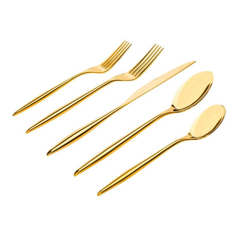 Milano 20 Piece 18/10 Stainless Steel Flatware Set, Service for 4