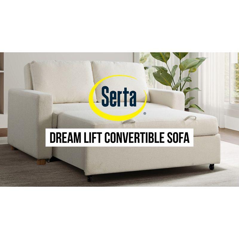 Serta Trinity Full Size Convertible Sleeper Sofa