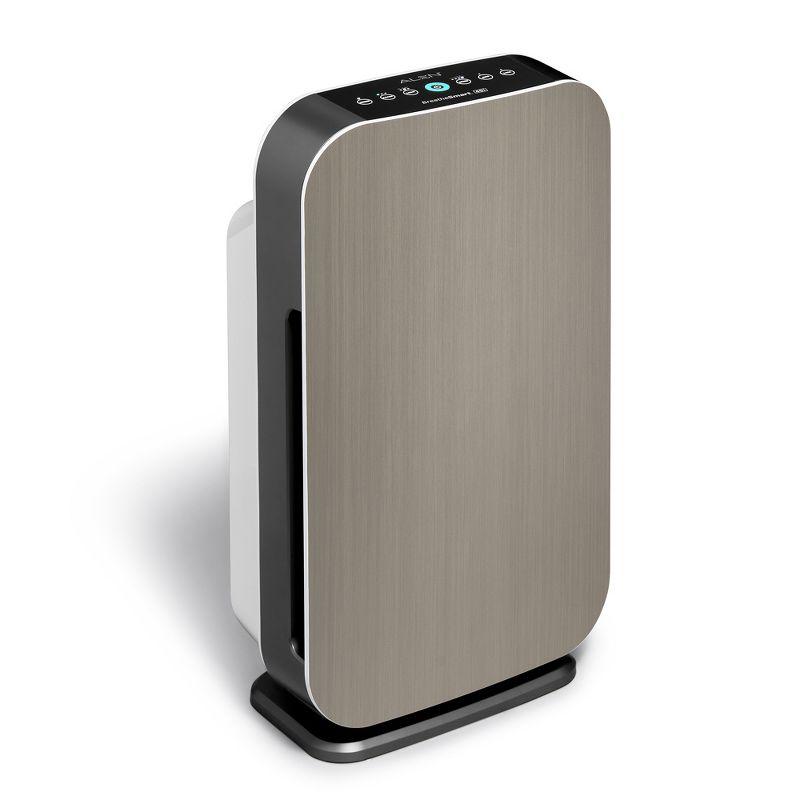 Brushed Stainless 800 SqFt HEPA Air Purifier with Wi-Fi