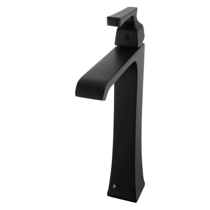 Black Brass Single Handle Vessel Sink Faucet