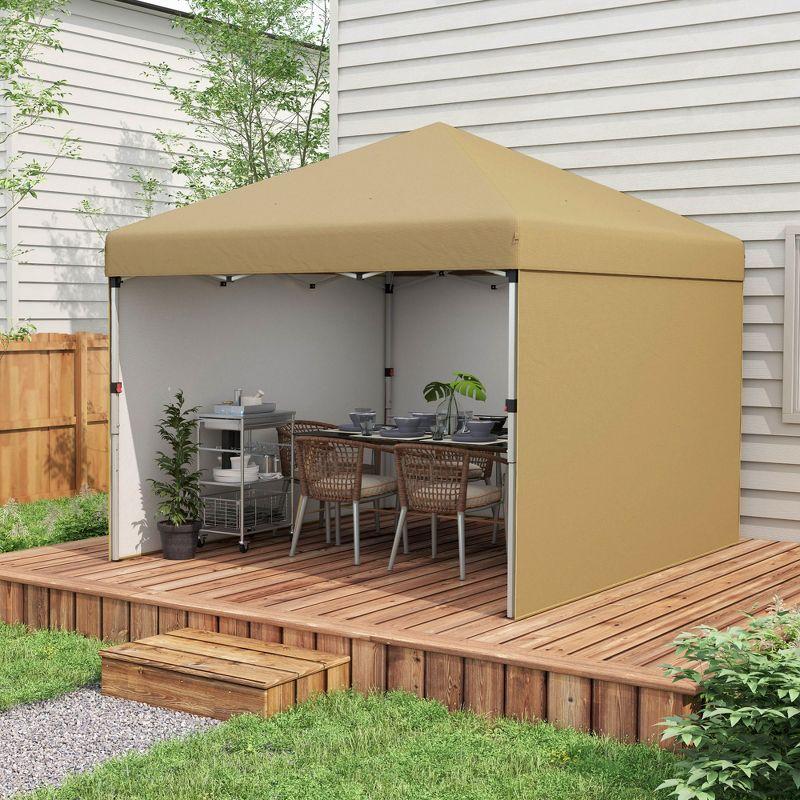 Outsunny 10 Ft. W x 10 Ft. D Steel Party Tent