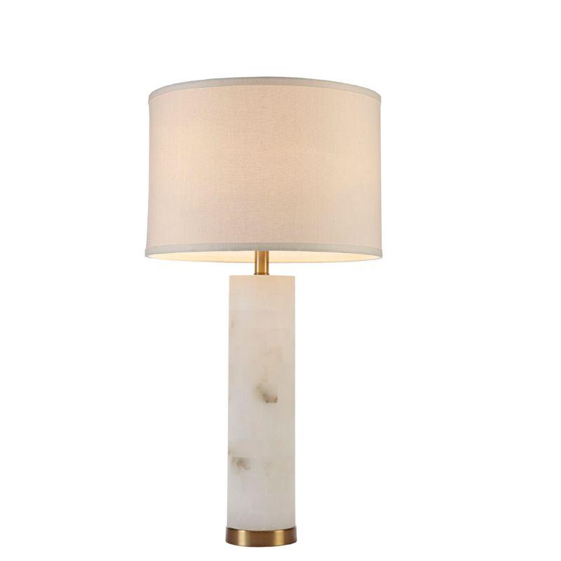 Everly Quinn Alabaster Table Lamp