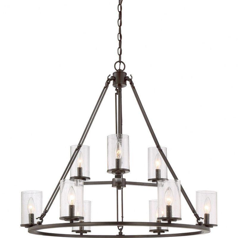Quoizel Lighting Buchanan 9 - Light Chandelier in  Western Bronze