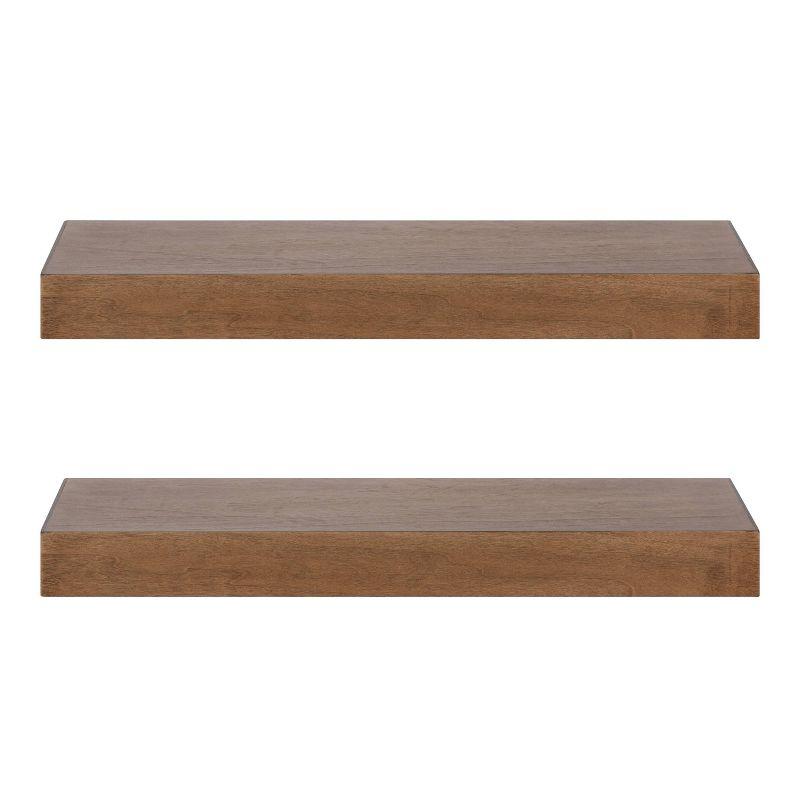 2pc 24" Havlock Wood Shelf Set - Kate & Laurel All Things Decor