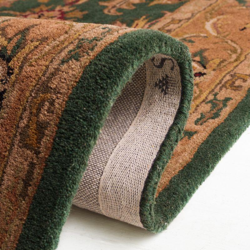 Heritage HG628 Hand Tufted Runner Rug - Dark Green/Gold - 2'3"x10' - Safavieh.