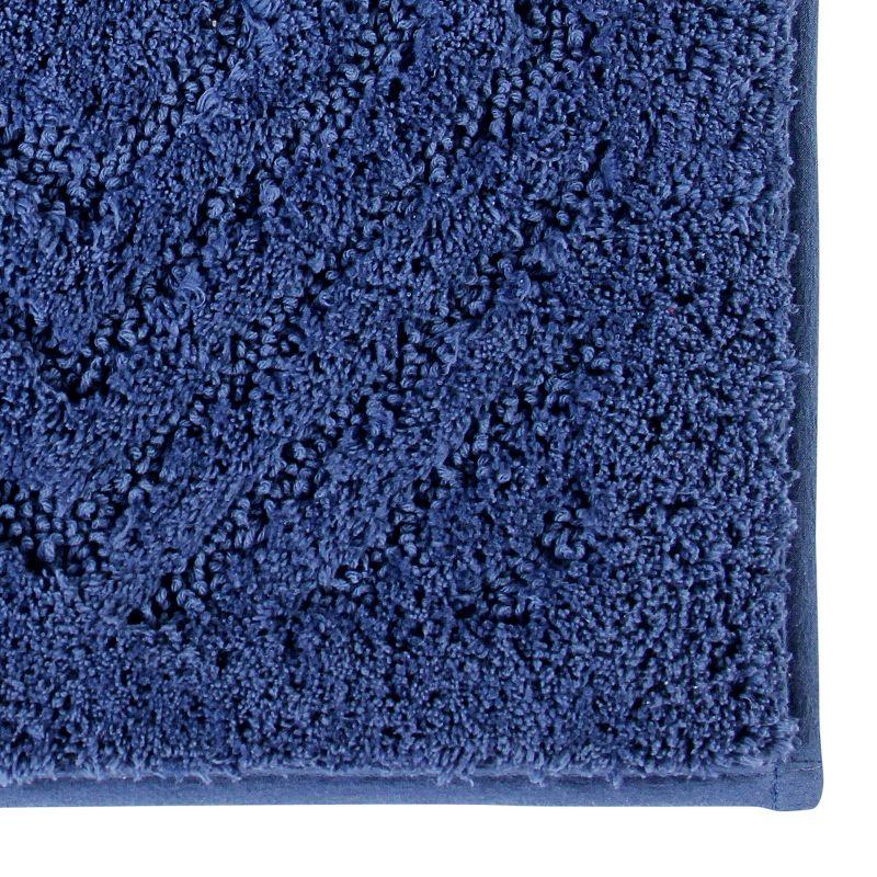 Better Trends Trier 100% Cotton Tufted Non-Skid Backing Bath Rug 30" x 30" Round - Blue