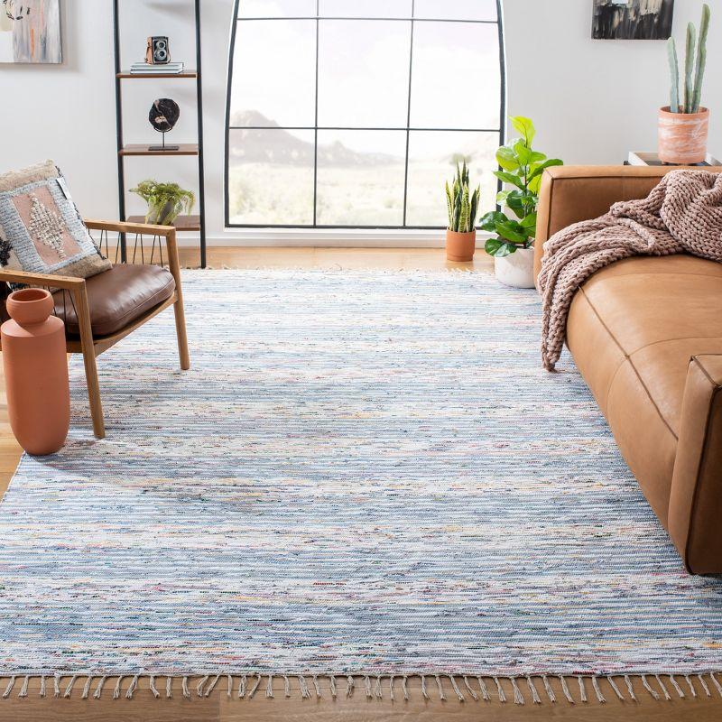 Montauk MTK625 Hand Woven Indoor Area Rug - Blue/Ivory - 8'x10' - Safavieh