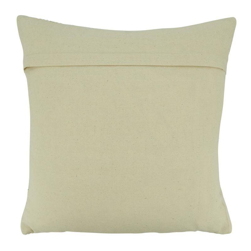 Saro Meir Design Striped Cotton Throw Pillow