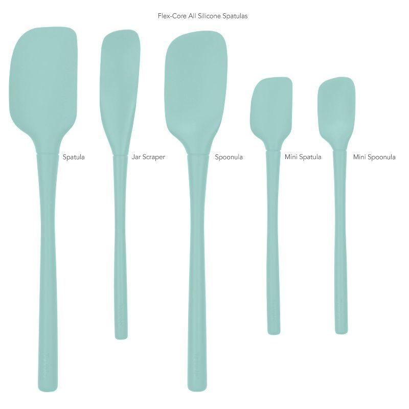 Tovolo 5pc Silicone Spatula Set Aqua