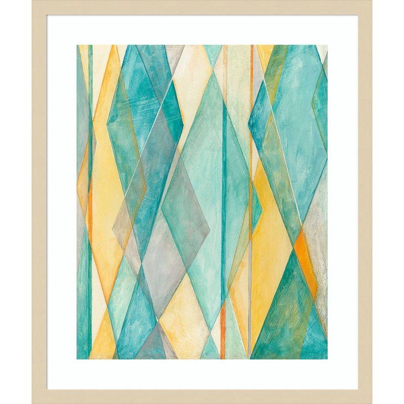 Amanti Art Diamond Illusion II by Megan Meagher Wood Framed Wall Art Print