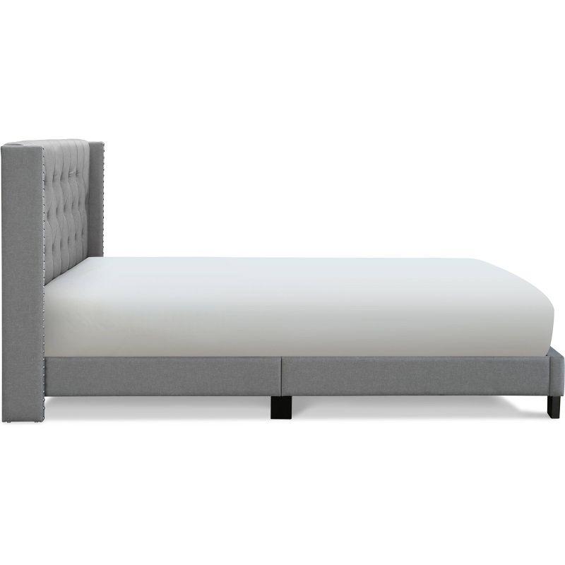 Adler Upholstered Bed - Finch