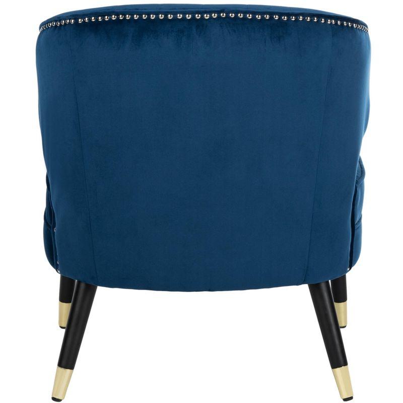 Stazia Wingback Accent Chair - ACH4502 - Navy/Black - Safavieh