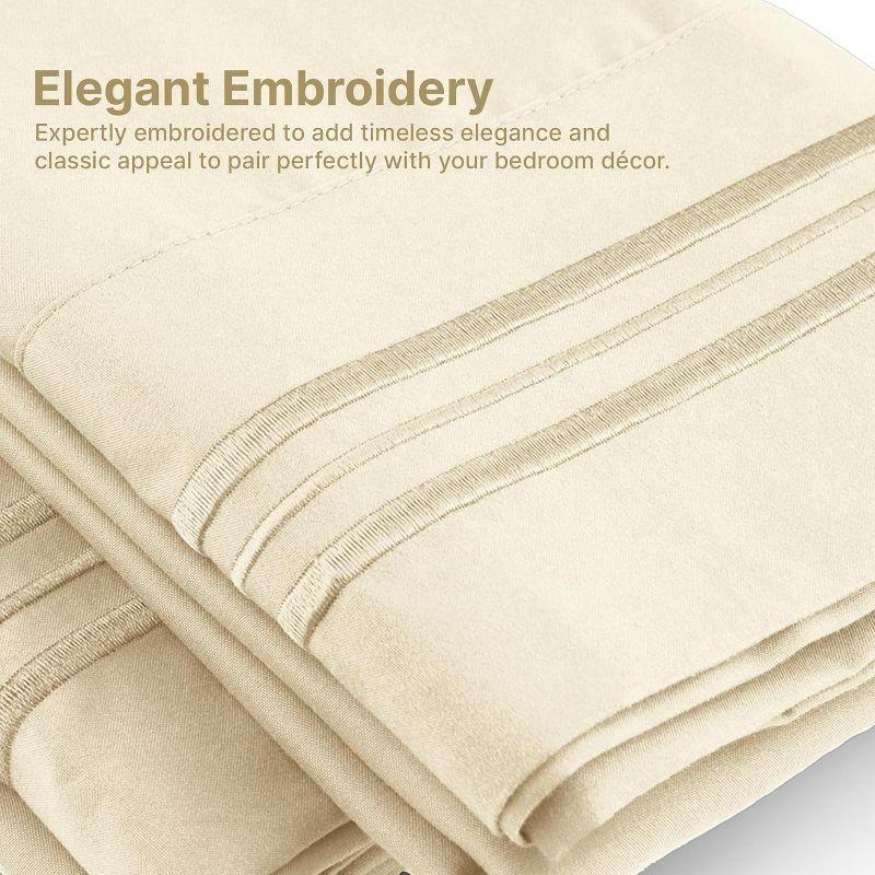 CGK Linens 6 Piece Extra Deep Pocket Ultra Soft & Cooling Sheet Set